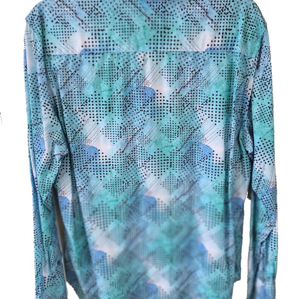 Robert Graham Abstract Pattern Button-Up Shirt (L) - image 5